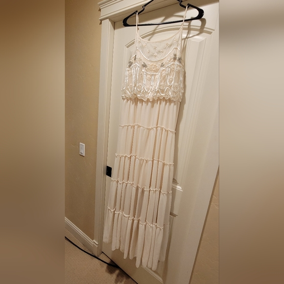 Free People Dresses & Skirts - Free People boho long dress,  ivory,  large